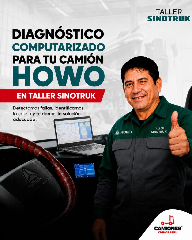 Diagnóstico computarizado para tu camión HOWO: una herramienta clave para encontrar fallas